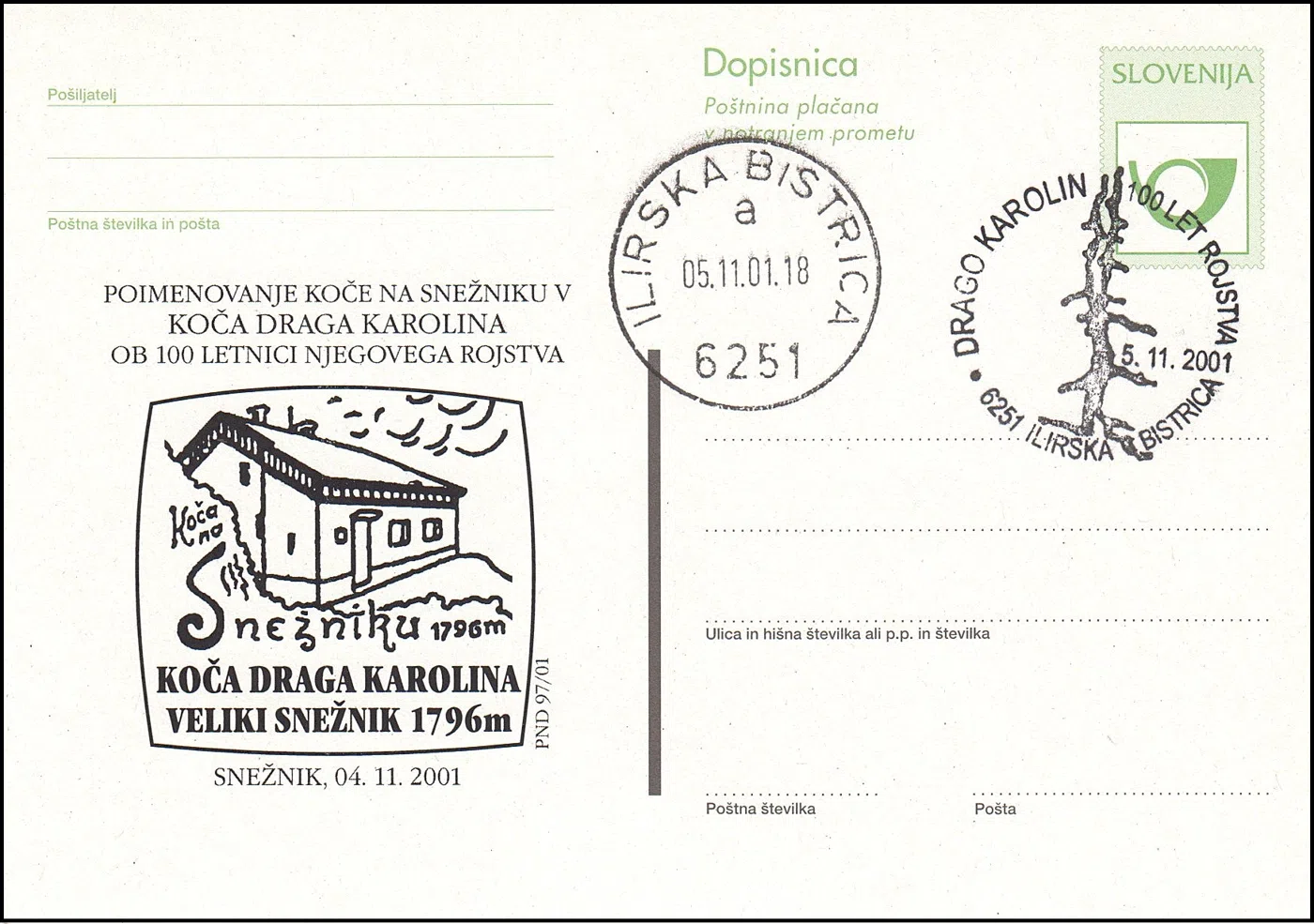 100 LET ROJSTVA DRAGA KAROLINA 1901 - 1993